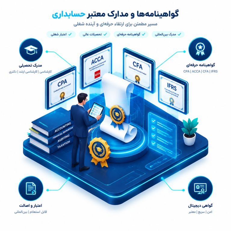 اهمیت و انواع مدرک حسابداری در سیستم حسابداری نوین