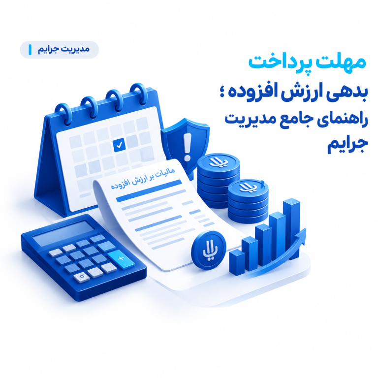 مهلت پرداخت بدهی ارزش افزوده ؛ راهنمای جامع مدیریت جرایم