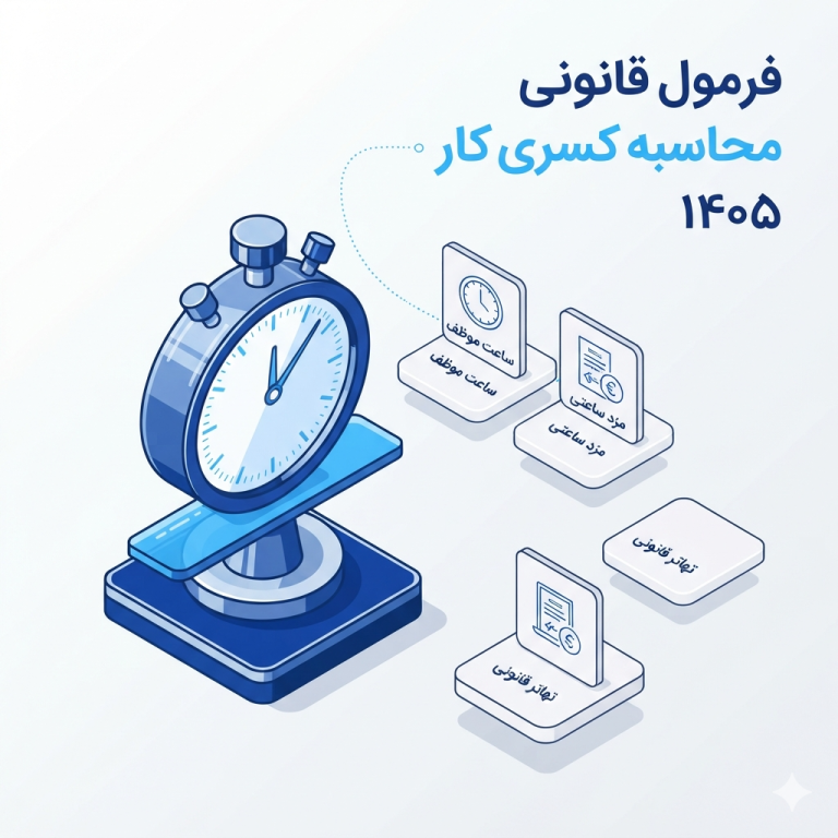 محاسبه کسری کار در سال ۱۴۰۵؛ راهنمای قانونی، فرمول‌ها و رویه مراجع حل اختلاف