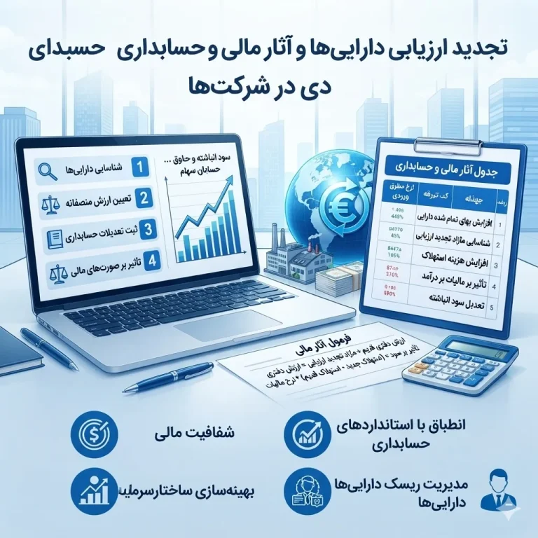 تجدید ارزیابی دارایی‌ها و آثار مالی و حسابداری در شرکت‌ها